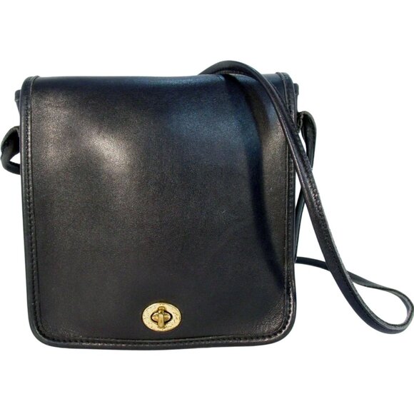 COACH Vintage Compact Pouch 9620 Leather Crossbody Bag - Made in USA - Picture 1 of 9